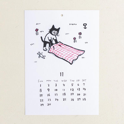 坂巻弓華 HAPPY CAT カレンダー 2026