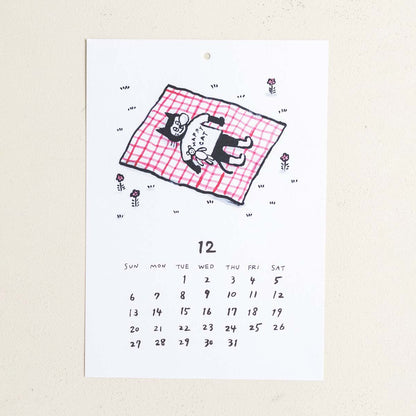 坂巻弓華 HAPPY CAT カレンダー 2026