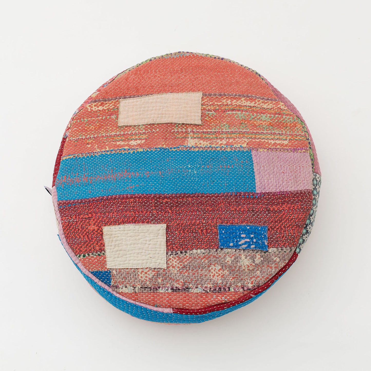 オルネコ・カンタパッチワーク 猫のプフ／G