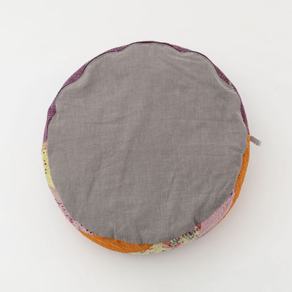 オルネコ・カンタパッチワーク 猫のプフ／H