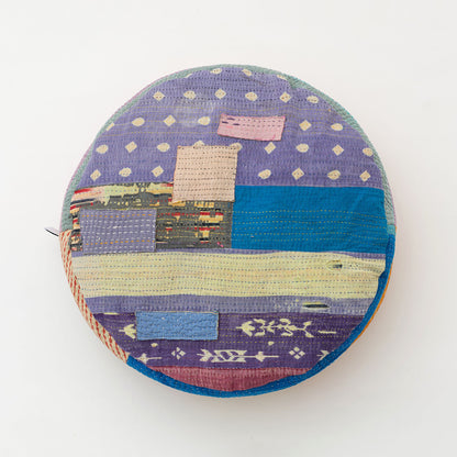 オルネコ・カンタパッチワーク 猫のプフ／J