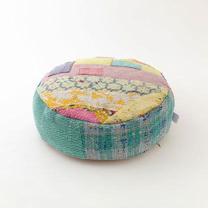 オルネコ・カンタパッチワーク 猫のプフ／N