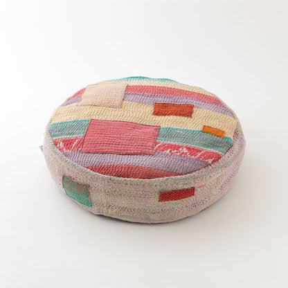 オルネコ・カンタパッチワーク 猫のプフ／P