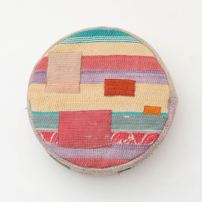 オルネコ・カンタパッチワーク 猫のプフ／P