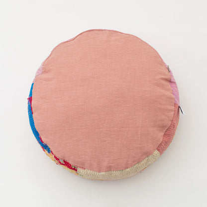 オルネコ・カンタパッチワーク 猫のプフ／R