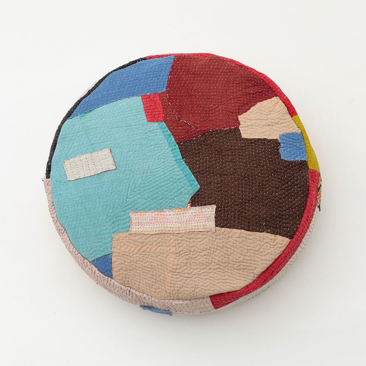 オルネコ・カンタパッチワーク 猫のプフ／S