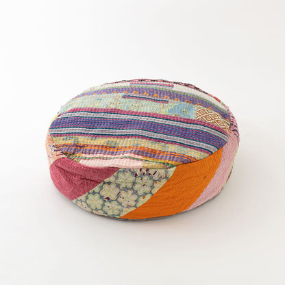 オルネコ・カンタパッチワーク 猫のプフ／X