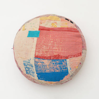 オルネコ・カンタパッチワーク 猫のプフ／Y