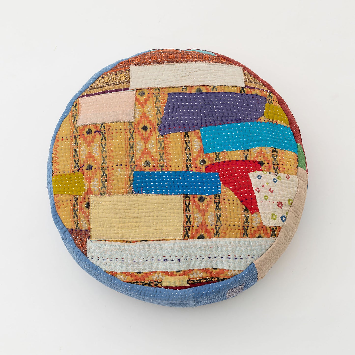 オルネコ・カンタパッチワーク 猫のプフ／Z