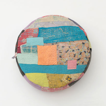 オルネコ・カンタパッチワーク 猫のプフ／1A