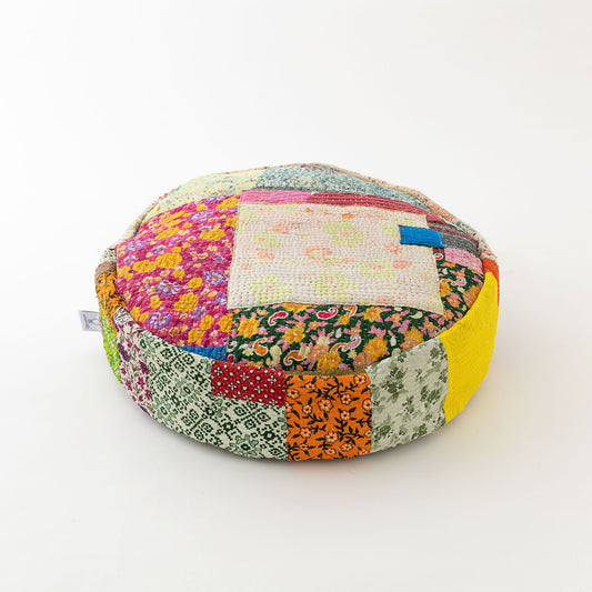 オルネコ・カンタパッチワーク 猫のプフ／1C