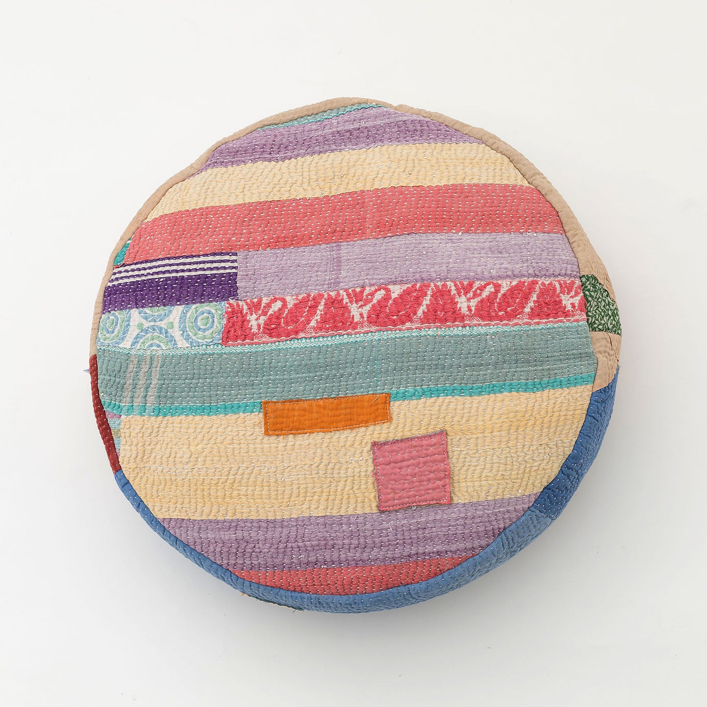 オルネコ・カンタパッチワーク 猫のプフ／1D