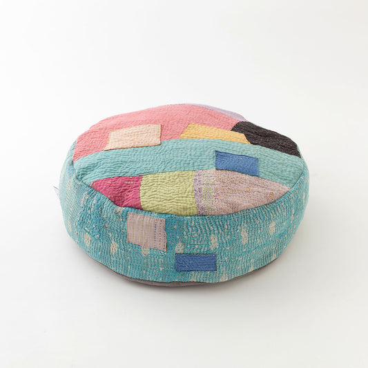 オルネコ・カンタパッチワーク 猫のプフ／1E