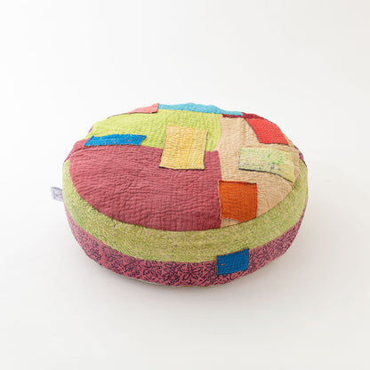 オルネコ・カンタパッチワーク 猫のプフ／1H