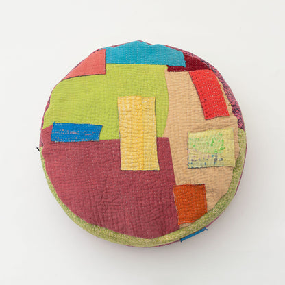 オルネコ・カンタパッチワーク 猫のプフ／1H