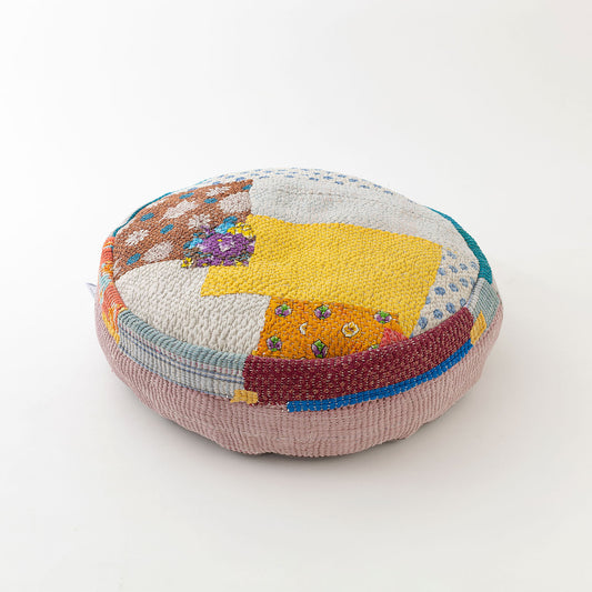 オルネコ・カンタパッチワーク 猫のプフ／1I