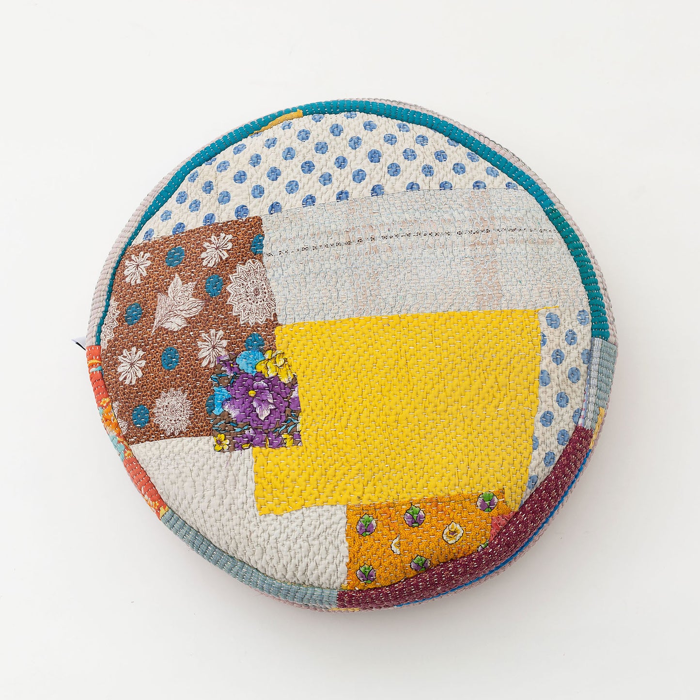 オルネコ・カンタパッチワーク 猫のプフ／1I