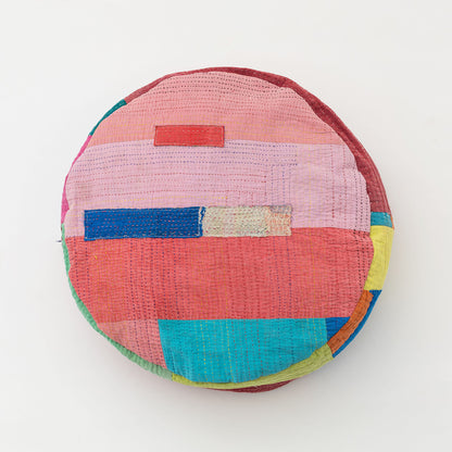 オルネコ・カンタパッチワーク 猫のプフ／1J