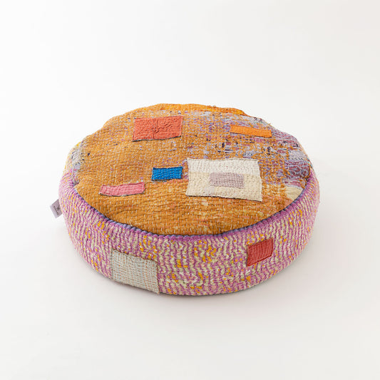 オルネコ・カンタパッチワーク 猫のプフ／1K