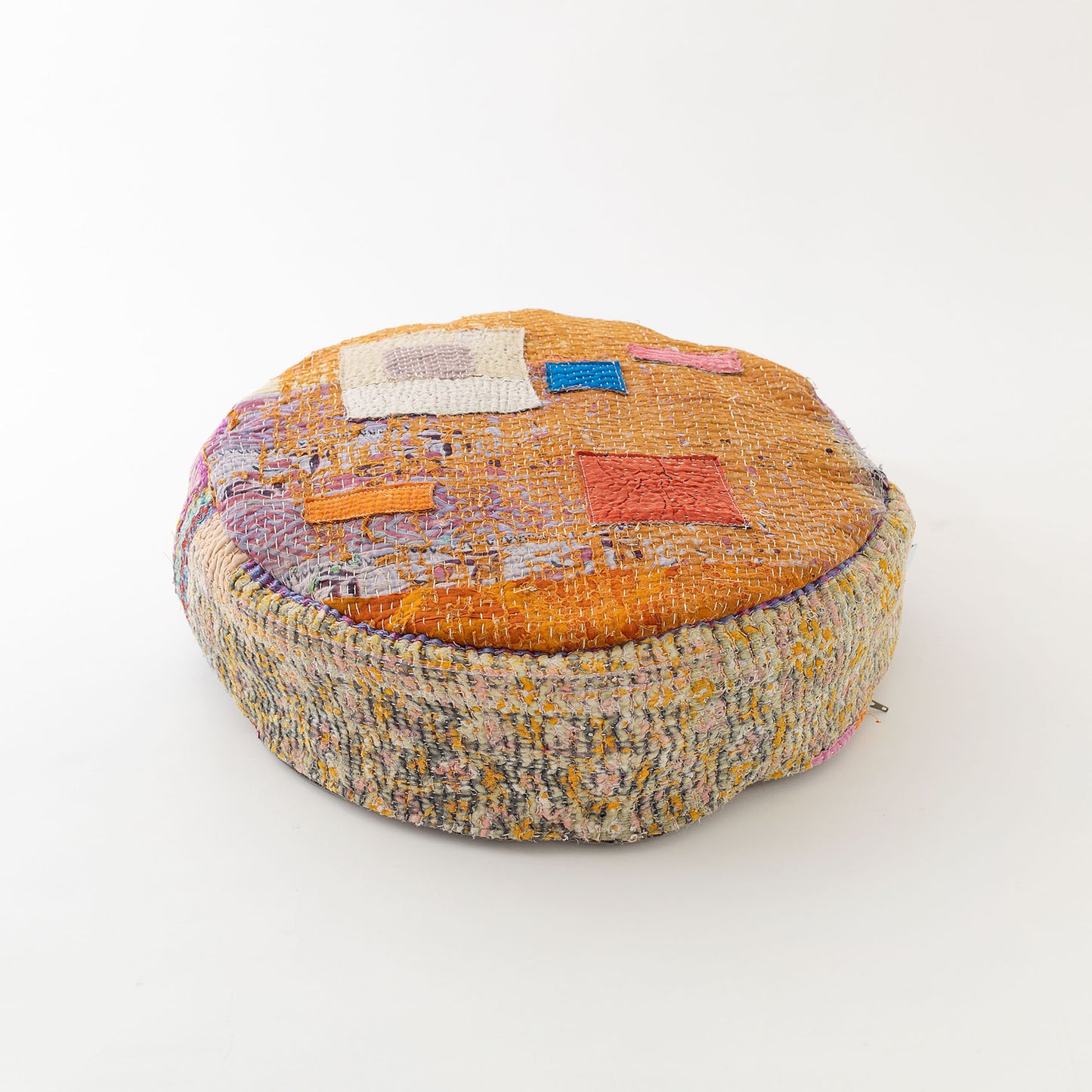 オルネコ・カンタパッチワーク 猫のプフ／1K