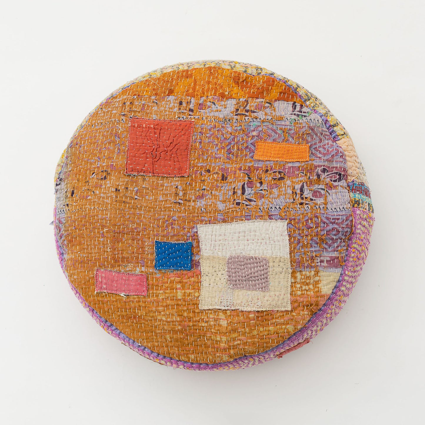 オルネコ・カンタパッチワーク 猫のプフ／1K