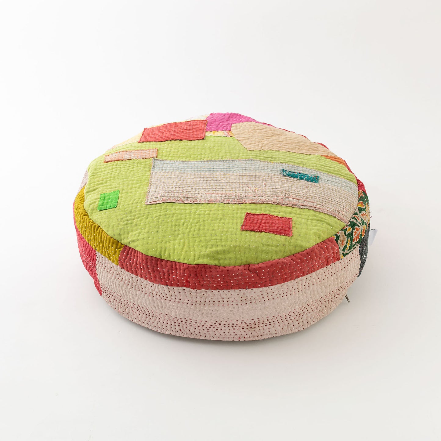 オルネコ・カンタパッチワーク 猫のプフ／1M