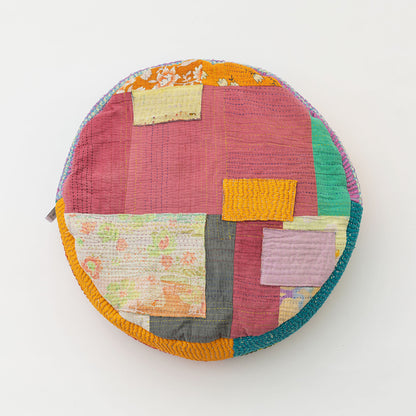 オルネコ・カンタパッチワーク 猫のプフ／1N