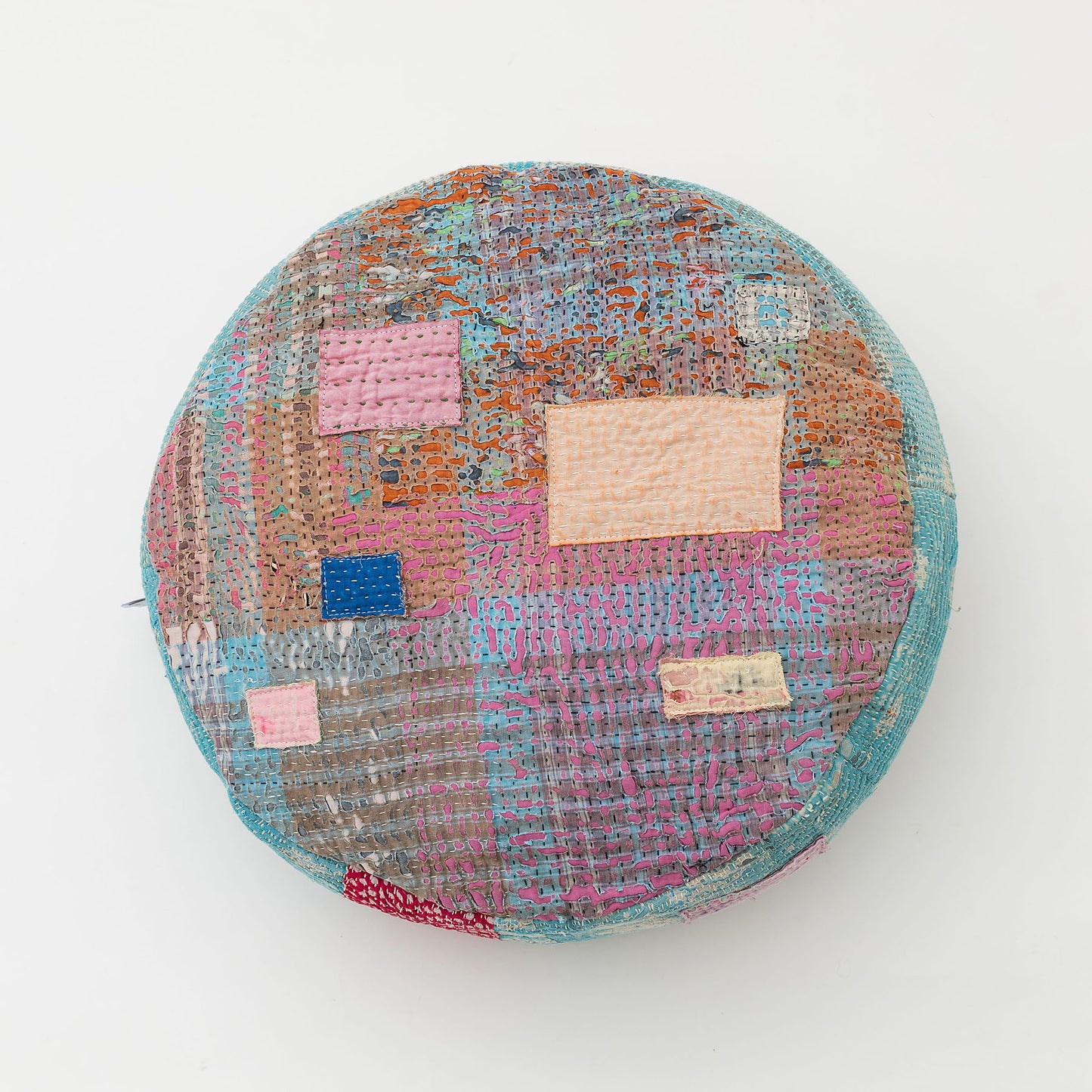 オルネコ・カンタパッチワーク 猫のプフ／1P