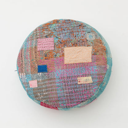 オルネコ・カンタパッチワーク 猫のプフ／1P