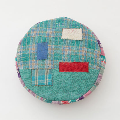 オルネコ・カンタパッチワーク 猫のプフ／1U