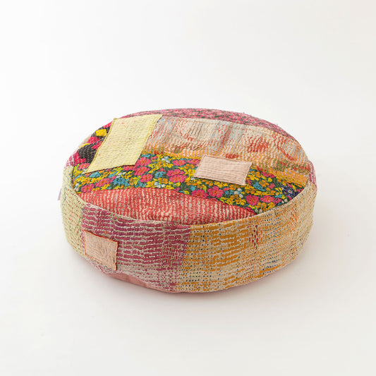 オルネコ・カンタパッチワーク 猫のプフ／1V