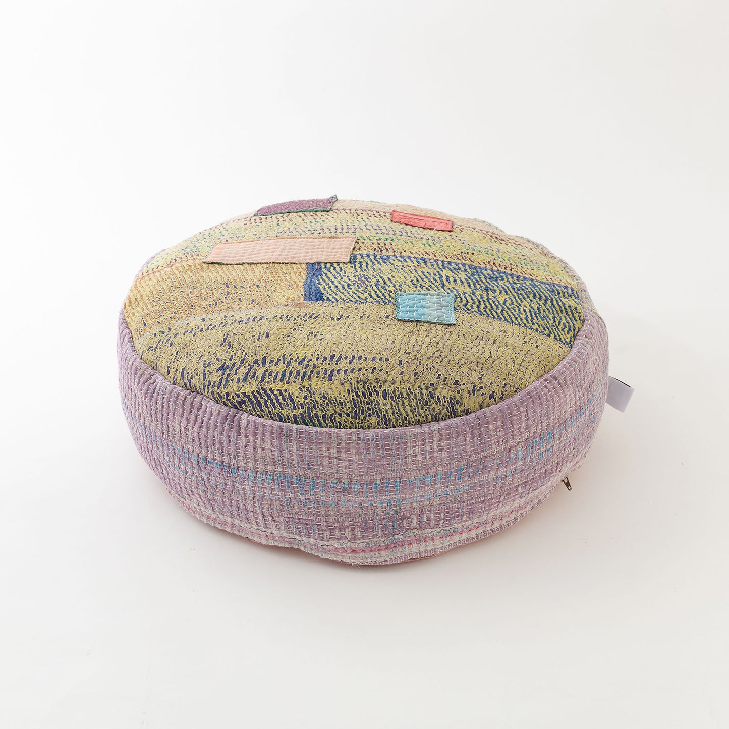 オルネコ・カンタパッチワーク 猫のプフ／1Y