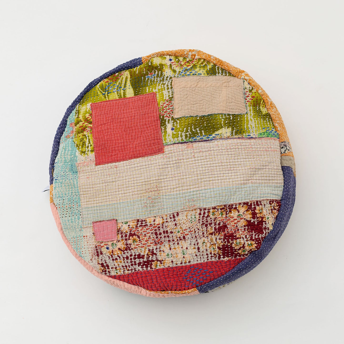 オルネコ・カンタパッチワーク 猫のプフ／2D