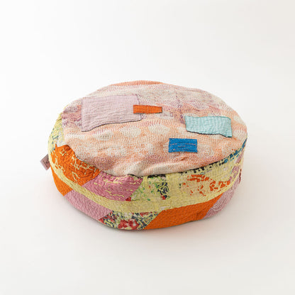 オルネコ・カンタパッチワーク 猫のプフ／2E