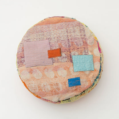 オルネコ・カンタパッチワーク 猫のプフ／2E