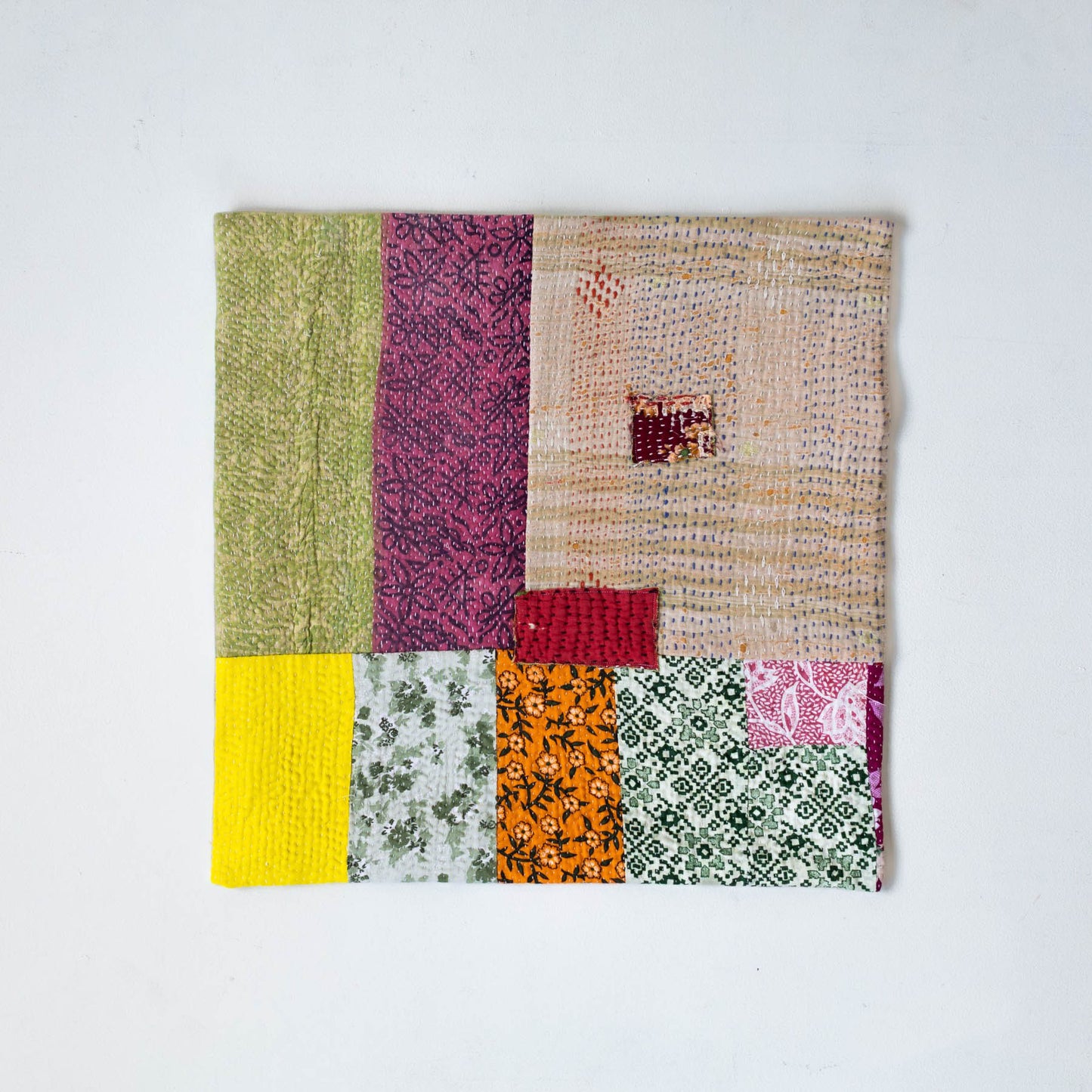 オリジナル・カンタパッチワーククッションカバー／C