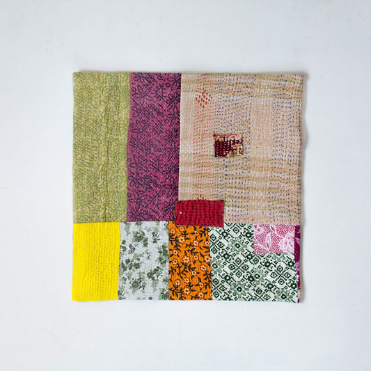 オリジナル・カンタパッチワーククッションカバー／C