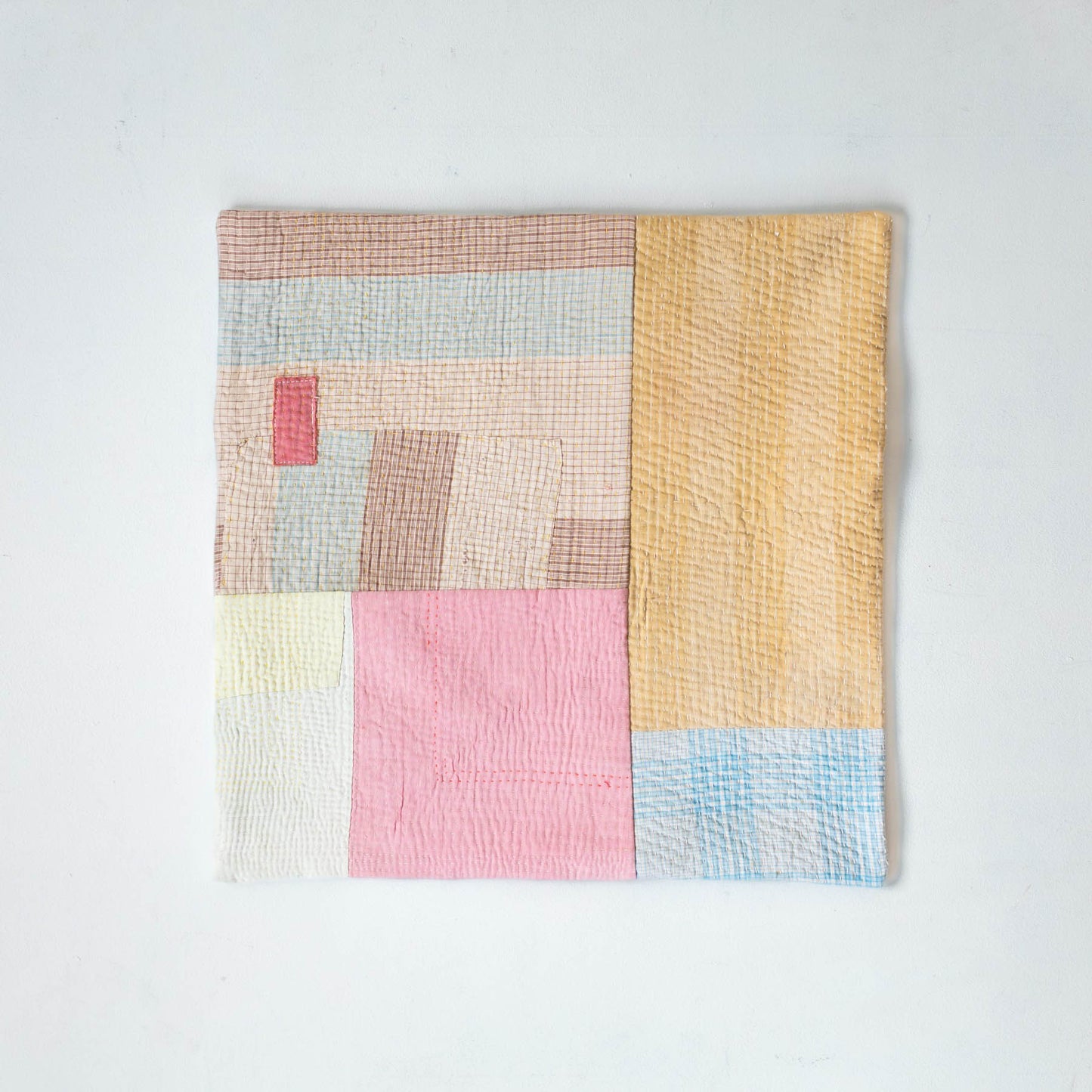 オリジナル・カンタパッチワーククッションカバー／O