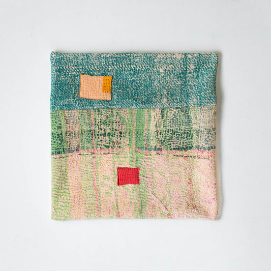 オリジナル・カンタパッチワーククッションカバー／Q