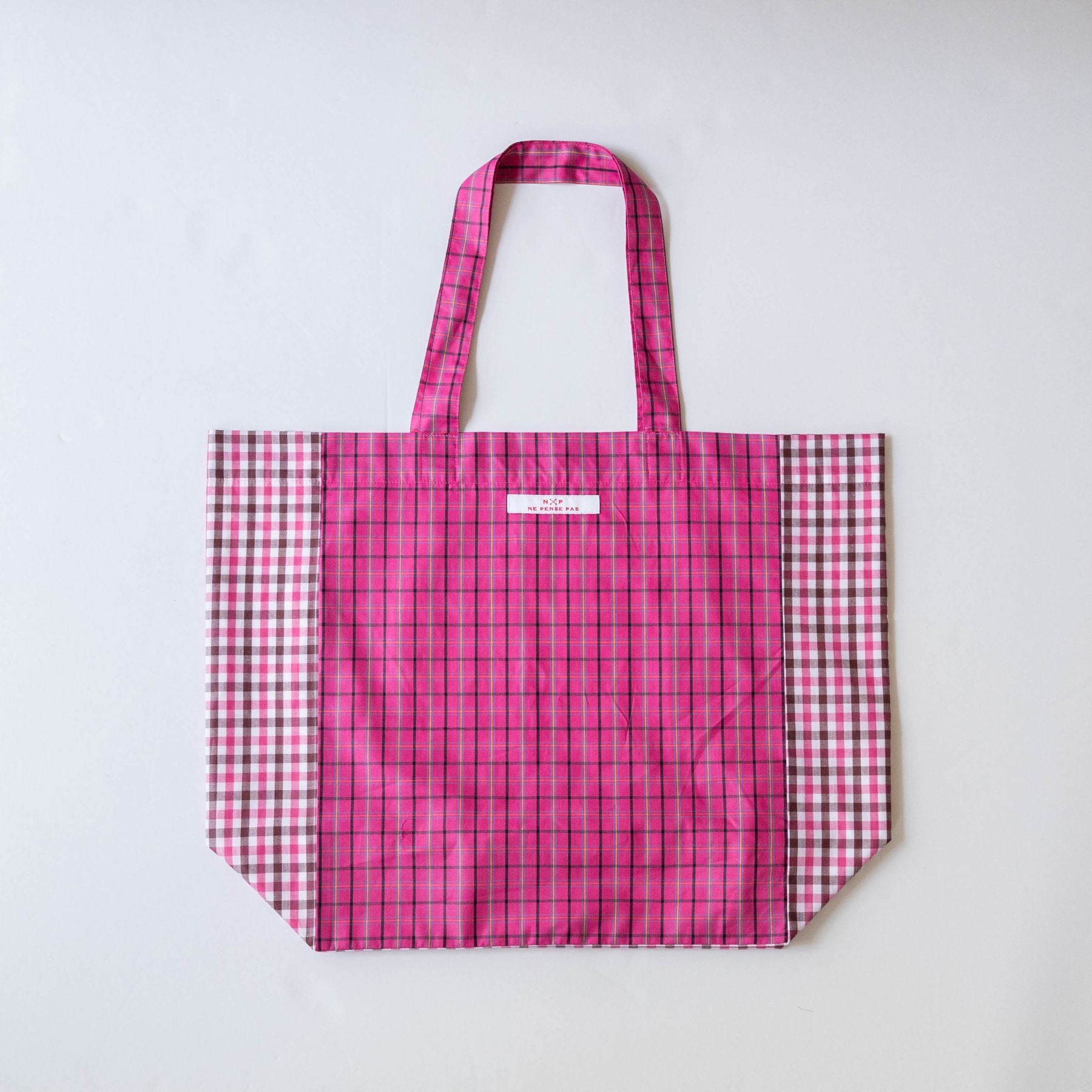 ne pense pas チェックトートバッグ｜バッグ｜オルネ ド フォイユ公式