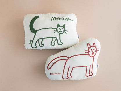 STOMACHACHE. × Orneko クッション