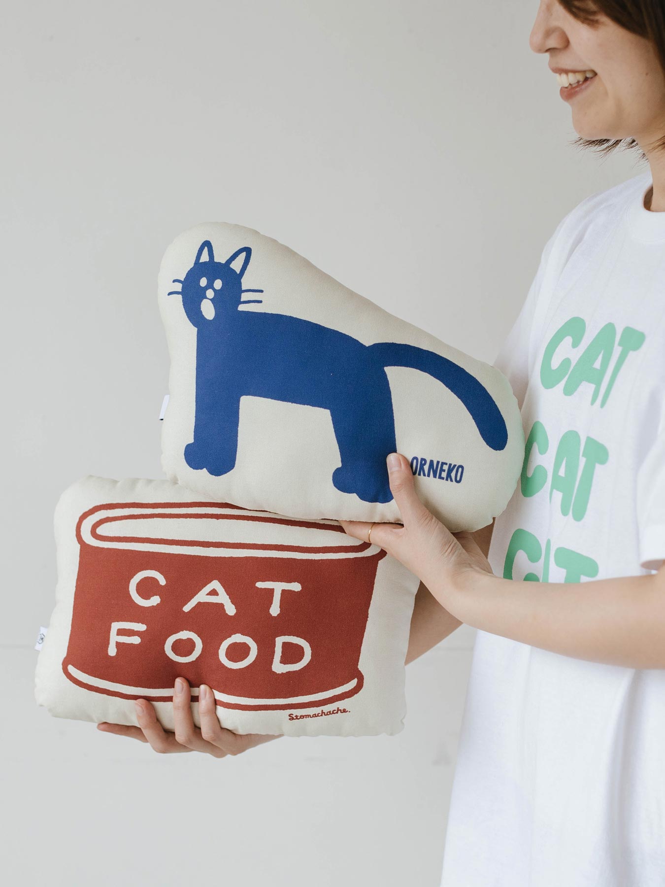 cat.me様ご確認用♥オーダー品 STOMACHACHE. × Orneko クッション｜クッション｜オルネ ド フォイユ