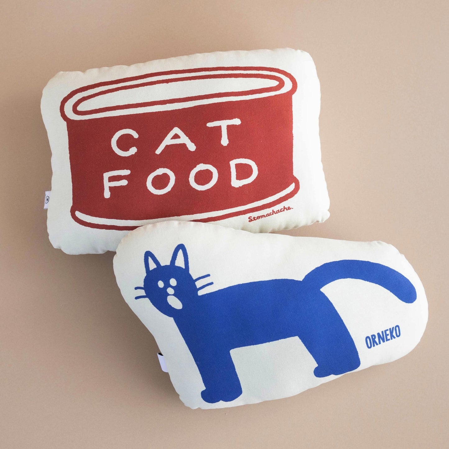 STOMACHACHE. × Orneko クッション