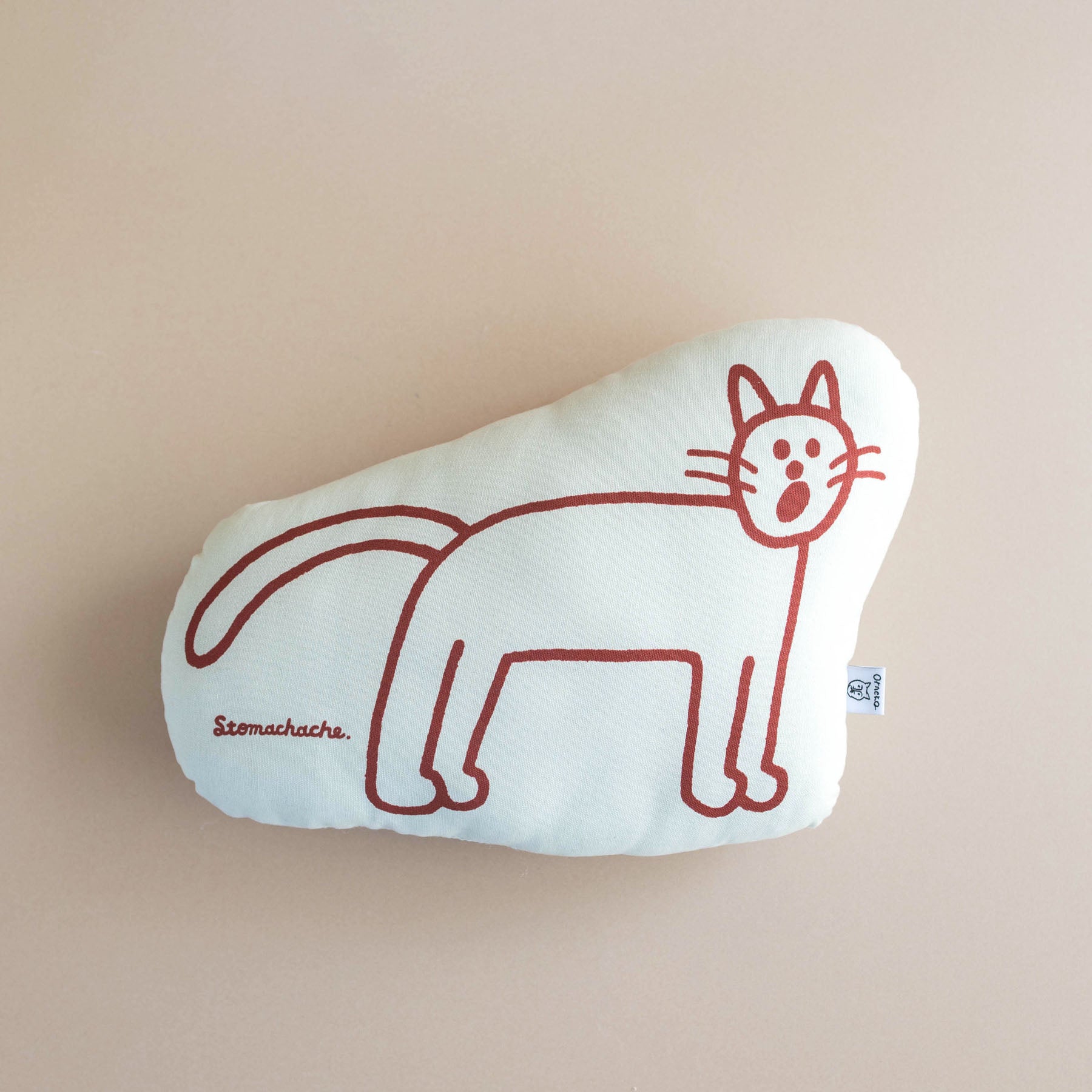 STOMACHACHE. × Orneko クッション｜クッション｜オルネ ド フォイユ