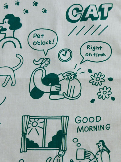 STOMACHACHE. × Orneko ハンカチ