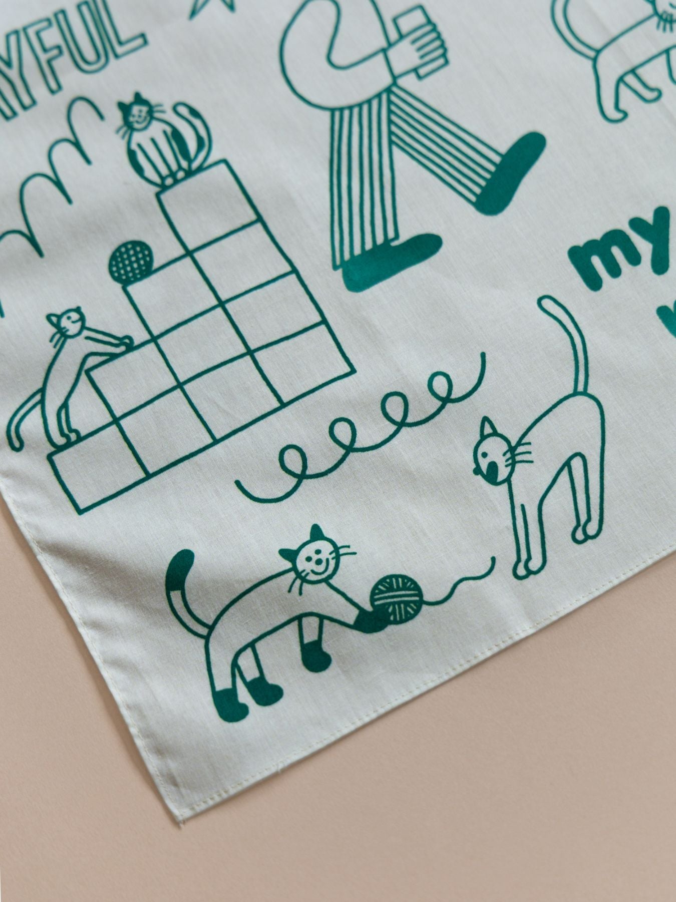 STOMACHACHE. × Orneko ハンカチ