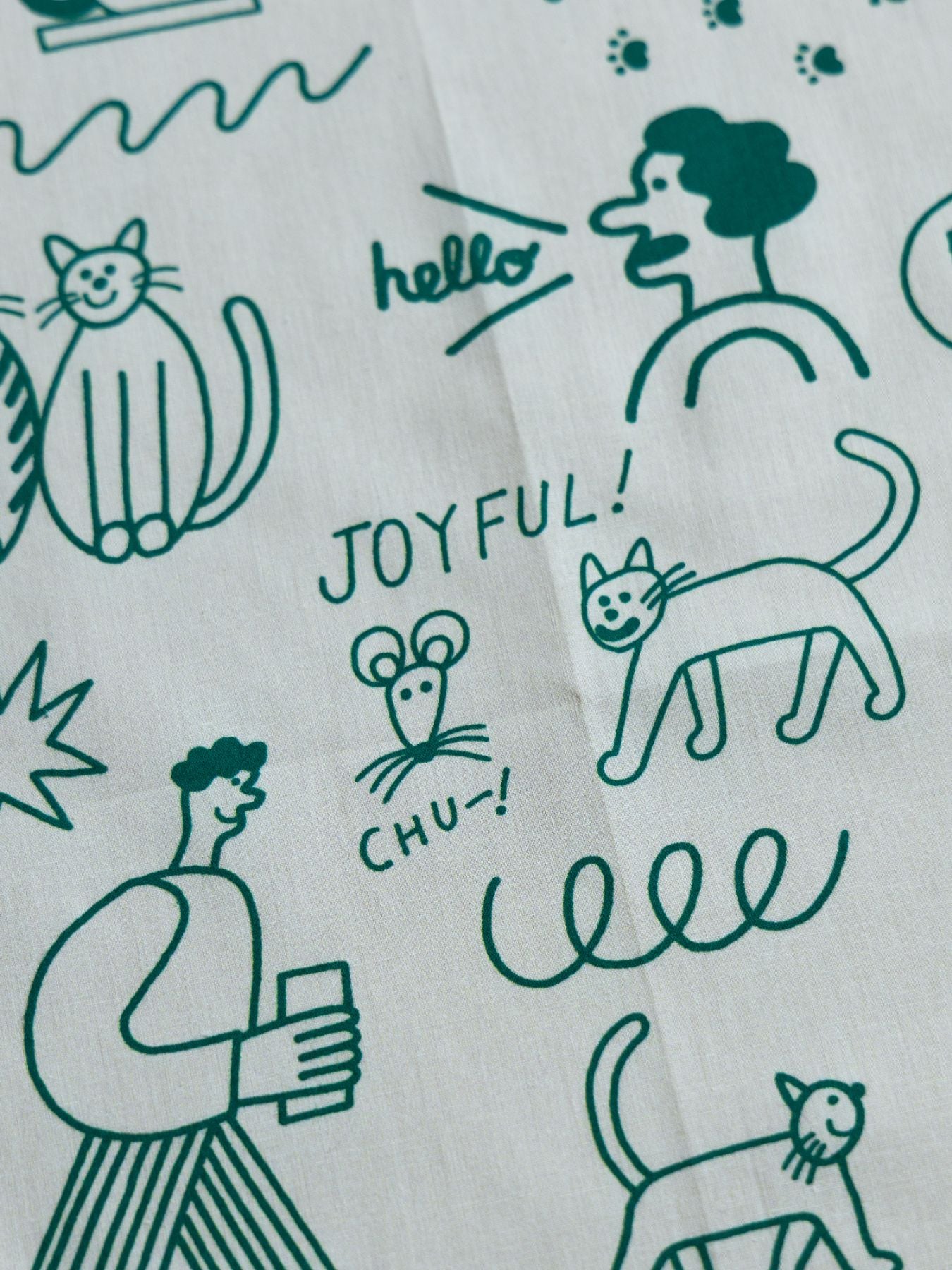 STOMACHACHE. × Orneko ハンカチ