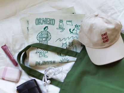 STOMACHACHE. × Orneko ハンカチ