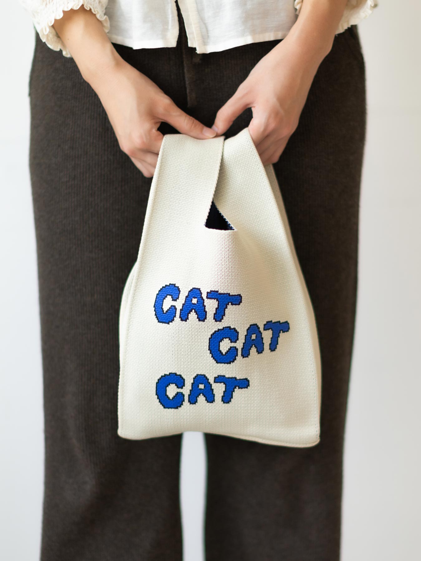 STOMACHACHE. × Orneko ニットミニバッグ｜バッグ｜オルネ ド フォイユ