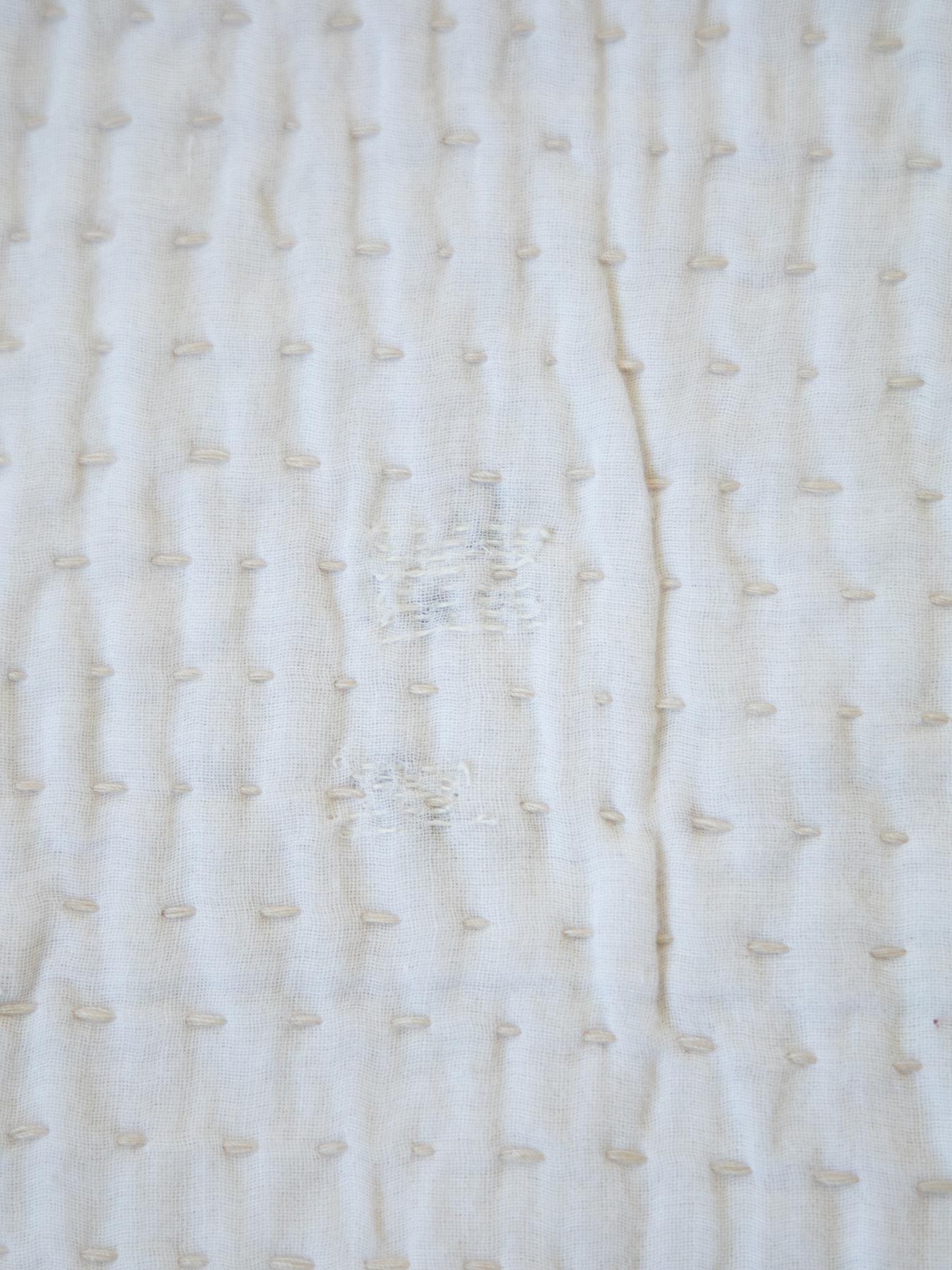 ステッチによる補修箇所の例